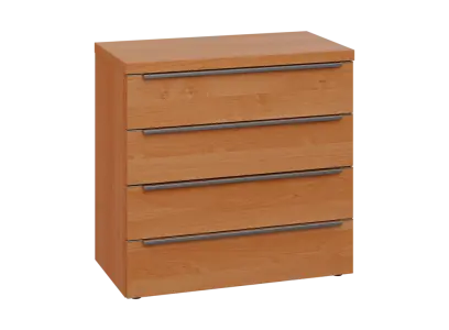 SIN 2 - 84Z kancelářská skříň, 4-zásuvková, 770x800x400, olše jantar